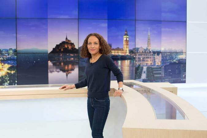 mais aussi Sandrine Aramon. Un des derniers visages de ce JT auquel tant de Français étaient attachés