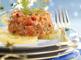 Tartare aux deux saumons à l’aneth